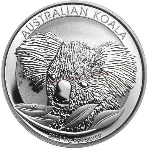 Dollar 2014 Austrália BU 1 Oz Ag, Australian Koala