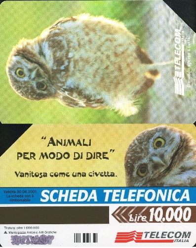 Tel.Karta, 1999 Taliansko, Telecom Italia, La Civetta 