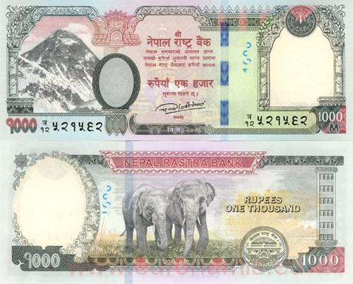 1000 Rupees 2019 Nepál AU