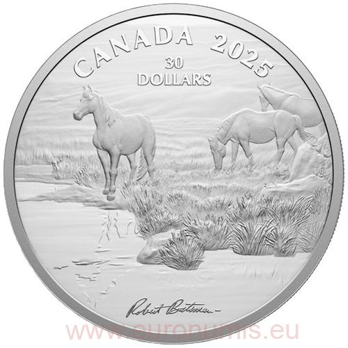 30 Dollars 2025 Kanada PROOF 62,69 g Ag, Mustang Country