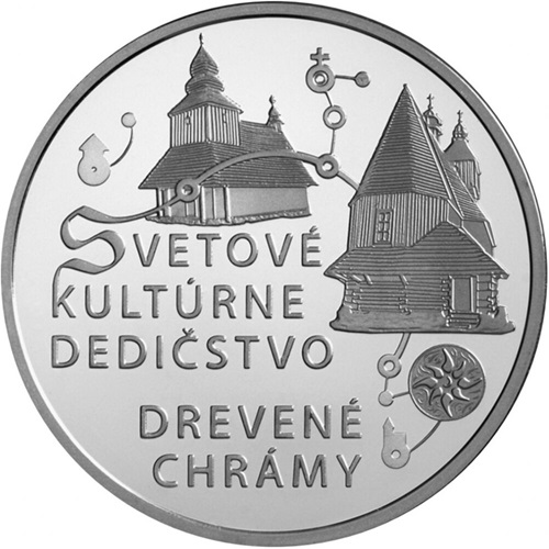 10 euro 2010 Slovensko BK, Drevené chrámy 