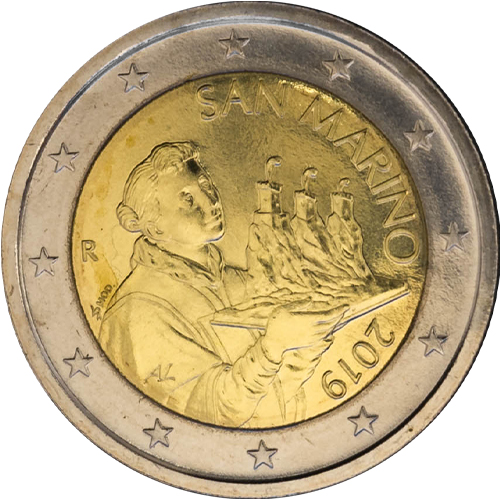 2 euro 2019 San Marino ob.UNC