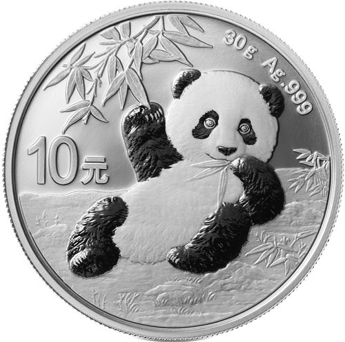 10 Yuan 2020 Čína BU 30g Ag Panda