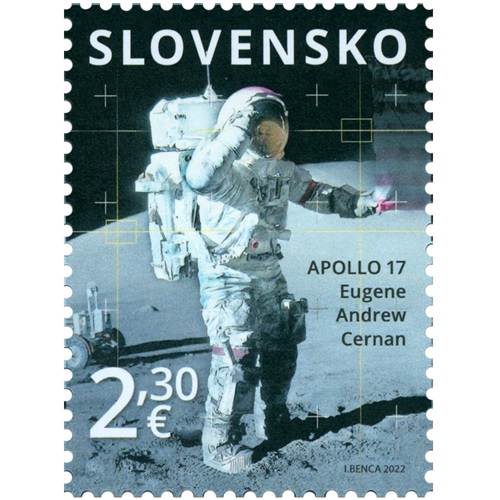 Známka 2022 Slovensko čistá, Eugene Andrew Cernan (782)