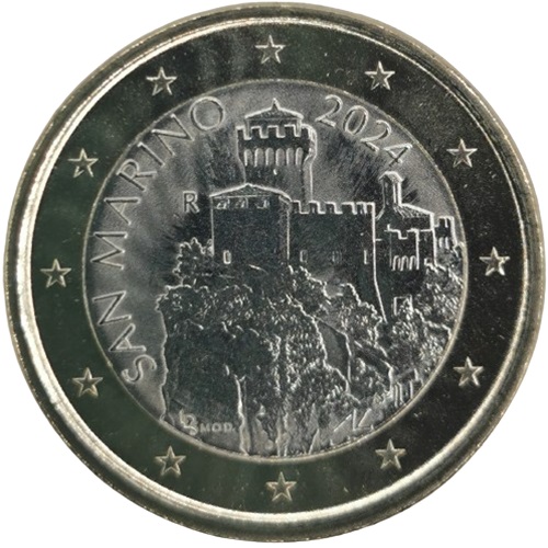 1 euro 2024 San Marino ob.UNC