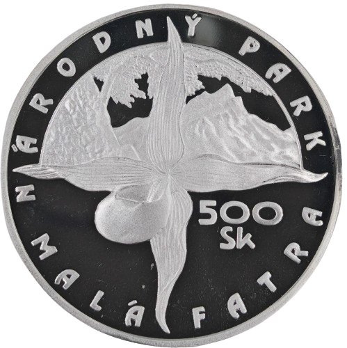 500 korún 2001 Slovensko PROOF, Malá Fatra 