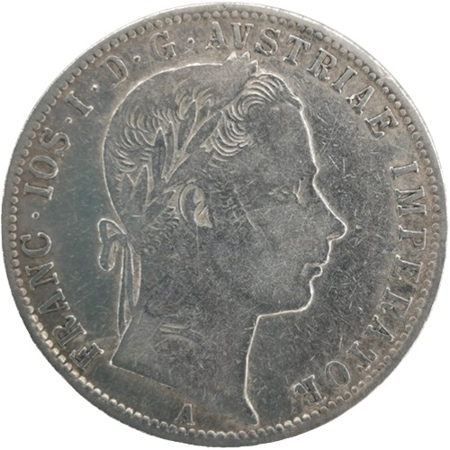 1 Florin 1863 A Rakúsko Uhorsko, František Jozef I.