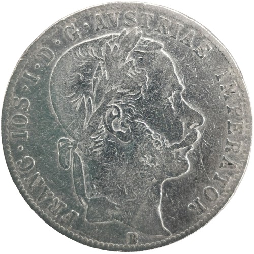 1 Florin 1866 B Rakúsko Uhorsko, František Jozef I.