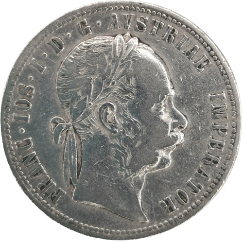 1 Florin 1874 Rakúsko Uhorsko, František Jozef I.