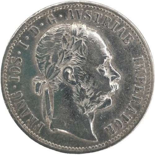 1 Florin 1875 Rakúsko Uhorsko, František Jozef I.