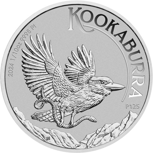 15 Dollars 2024 Austrália BU 1/10 Oz Pt, Kookaburra