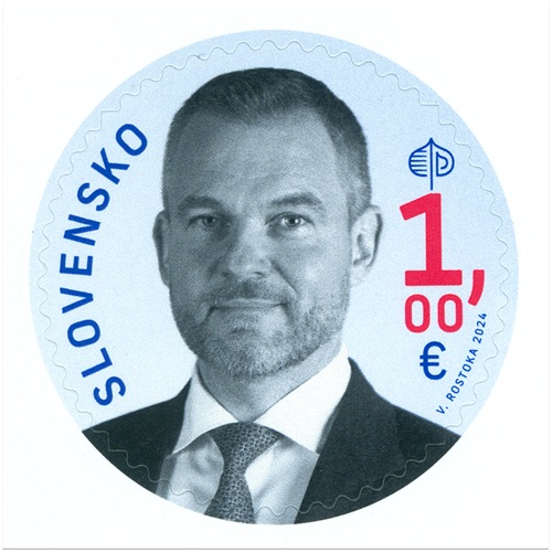 Známka 2024 Slovensko čistá, Prezident SR - Peter Pellegrini (821)