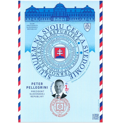 Pamätný list 2024 Slovensko, Prezident SR - Peter Pellegrini