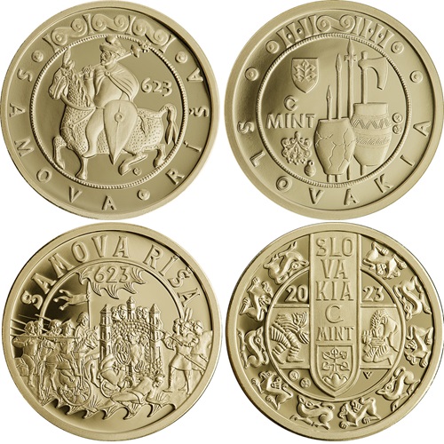 Strieborné medaily, nezrealizované motívy 100 euro 2023 Vznik Samovej ríše