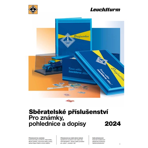 Produktový katalóg, LEUCHTTURM filatelistické príslušenstvo 2024, český