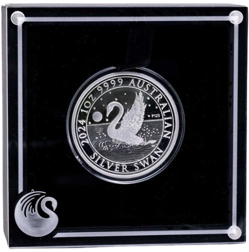 Dollar 2024 Austrália PROOF 1 Oz Ag, Australian Swan 