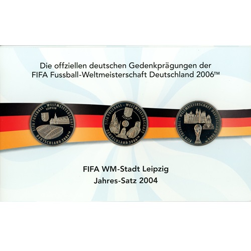 SADA 3ks medailí 2006 Nemecko FIFA football World Cup - Leipzig