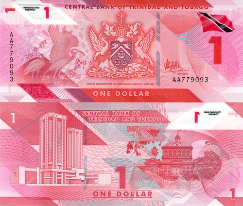 1 Dollar 2020 Trinidad a Tobago UNC séria AA