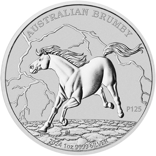 Dollar 2024 Austrália BU 1 Oz Ag, Australian Brumby 