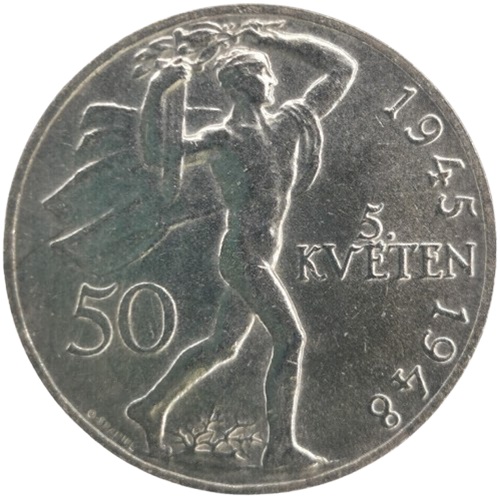 50 Koruna 1948 Československo, 3. výročie Pražského povstania