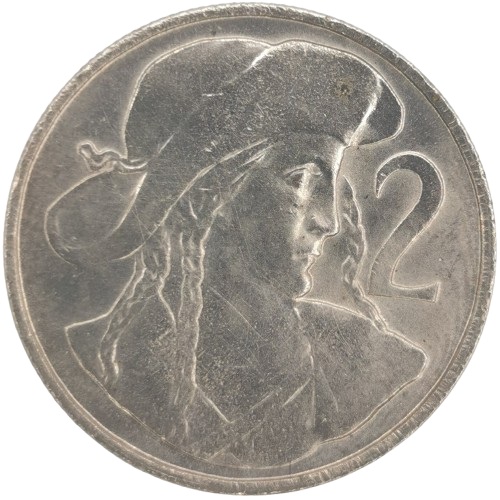 2 Koruna 1947 Československo