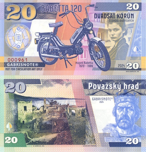 20 Korún 2024 UNC Babetta 210 Moped