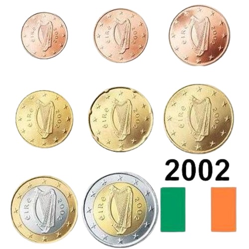 SET 2002 Írsko UNC (3,88€)