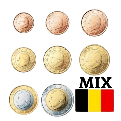 SET mix rokov Belgicko UNC (3,88€)