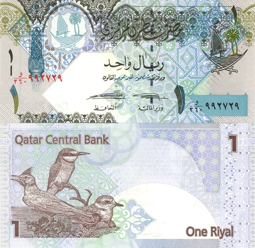 1 Riyal 2017 Katar UNC séria W/360