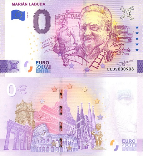 0 euro suvenír 2024/10 Slovensko UNC Marián Labuda (ND)