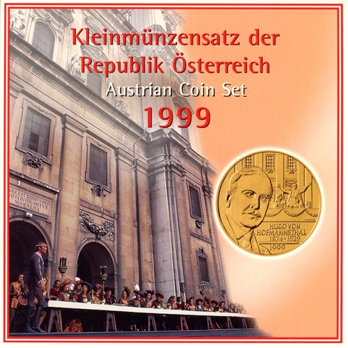 SADA 1999 Rakúsko BU Hugo von Hofmannsthal (36,60 Schilling)