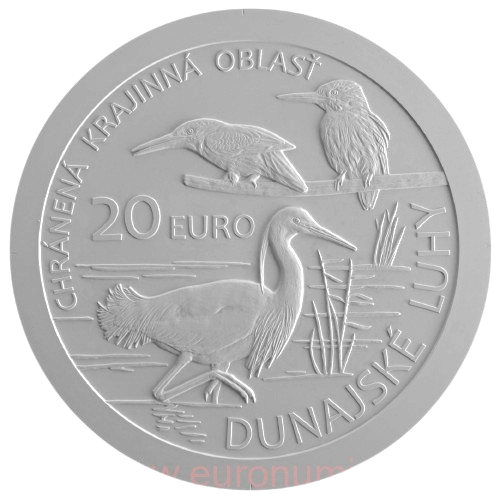 20 euro 2025 Slovensko PROOF, Chránená krajinná oblasť Dunajské luhy