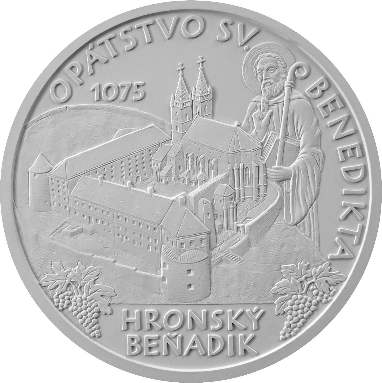 10 euro 2025 Slovensko PROOF, Benediktínske opátstvo