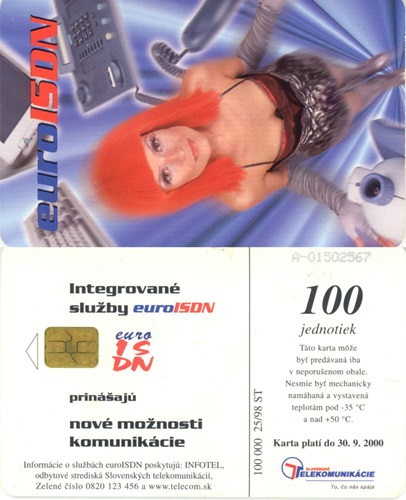 Tel.Karta, 1998 Slovensko, ST, Euro ISDN