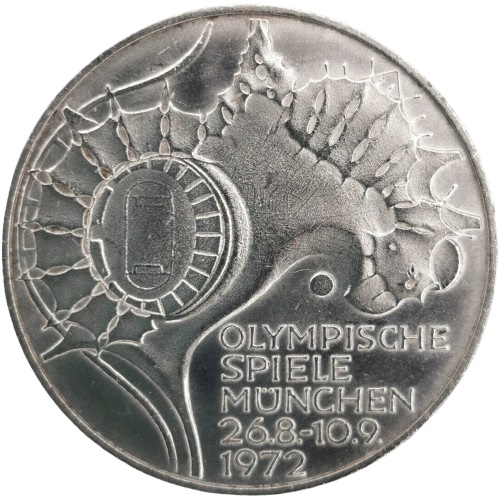 10 Mark 1972 G Nemecko (NSR), Olympic Games, Munich 1972 - Štadión