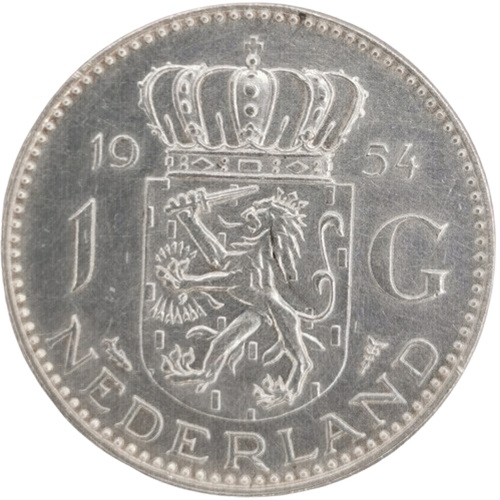 1 Gulden 1954 Holandsko, Juliana