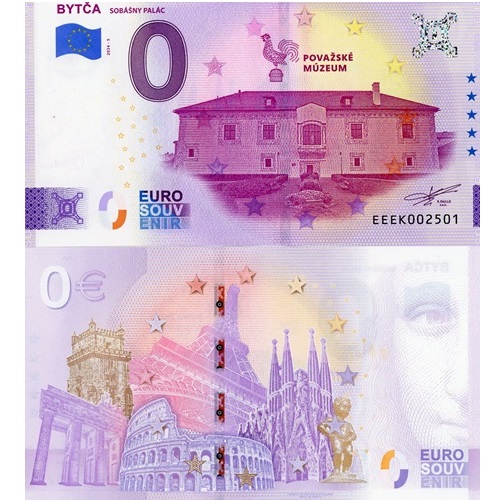 0 euro suvenír 2024/5 Slovensko UNC Bytča - sobášny palác (ND)